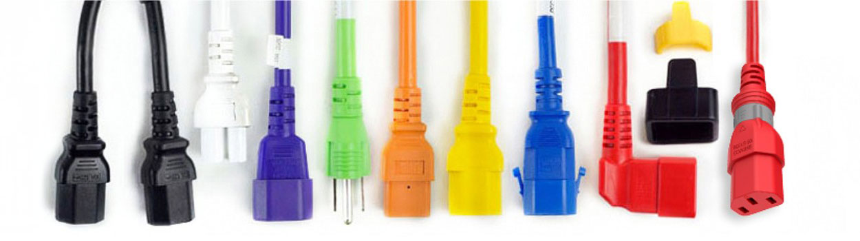 Contact Us Header Depicting Many Power Cords